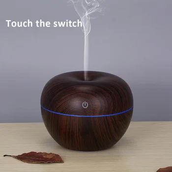 

Apple humidifier ultrasonic air humidifier essential oil diffuser electric aromatherapy diffuser 7 discoloration lamp atomizer