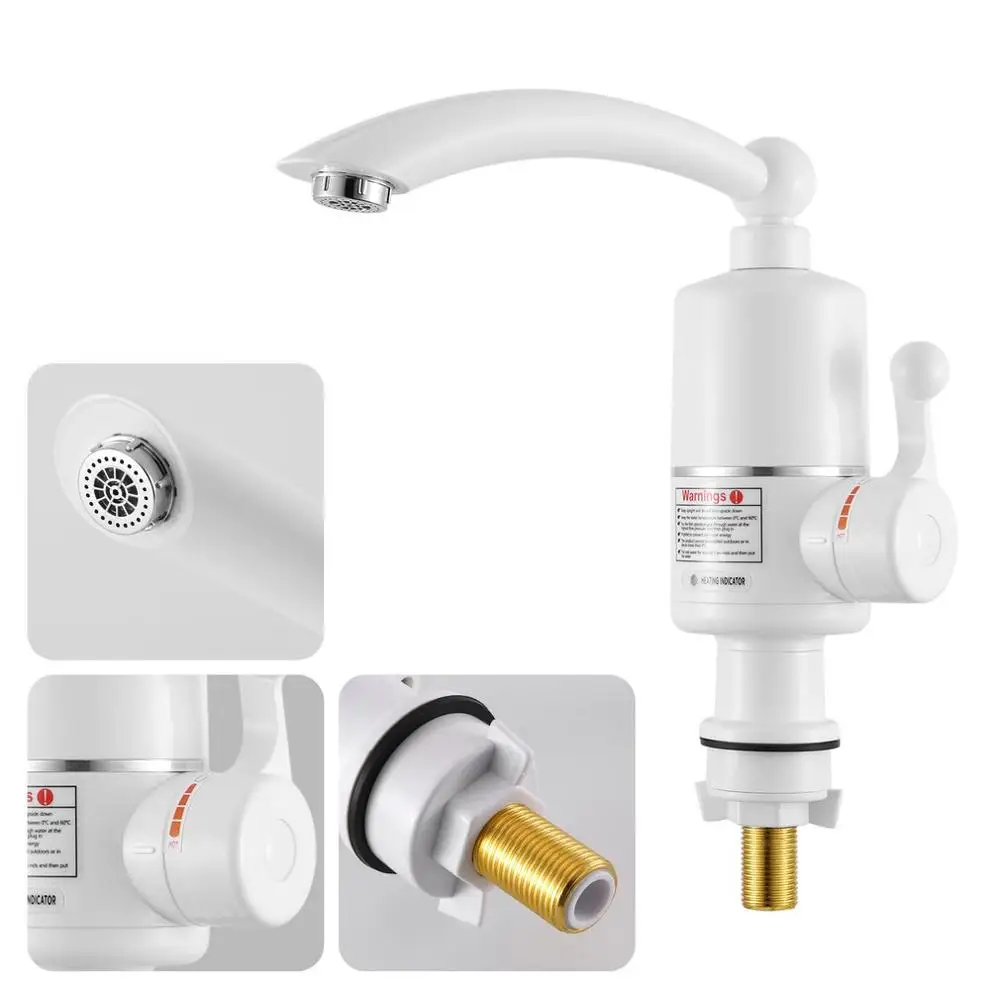

Home Kitchen Bathroom Electric Faucet With Temperature Display Electric Faucet Instant Electric Faucet