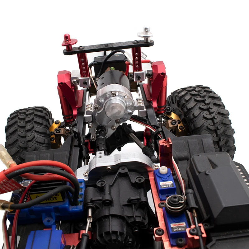 KYX 1/10 RC Гусеничный вперед весы передний мотор-редуктор коробка передач для Traxxas TRX-4 TRX-6