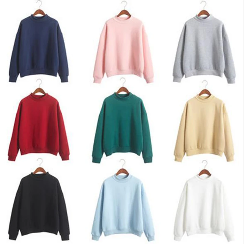

Women Clothing Fall/Winter New Baseball Uniform Student Small High Collar Qualiti Girls Loose Thick Woman Coat Jacket Sweater