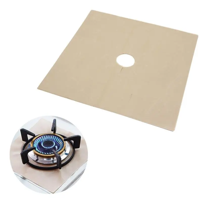 2pcs Universal Gas Hob Protector Sheets Heavy Duty Oven Liners Cookware Parts Kitchen Accessories