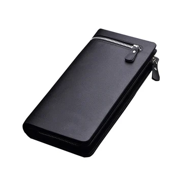 

Men's Multi-function Large Capacity Zipper PU Leather Handbag Wallet Purse FEA889