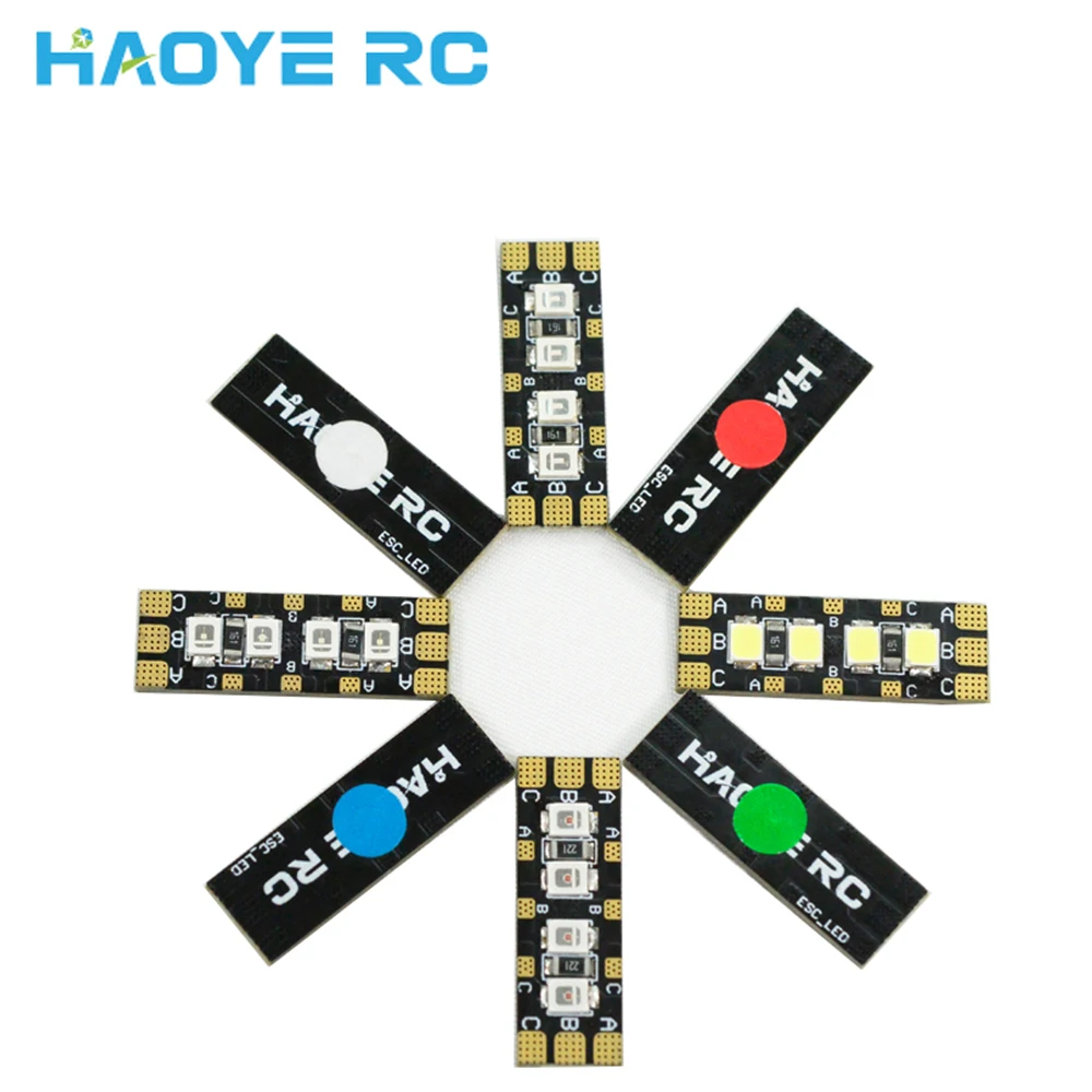 HAOYE RC ESC LES удлинительная плата лампа 5 дюймов 3 дюйма через машину яркий