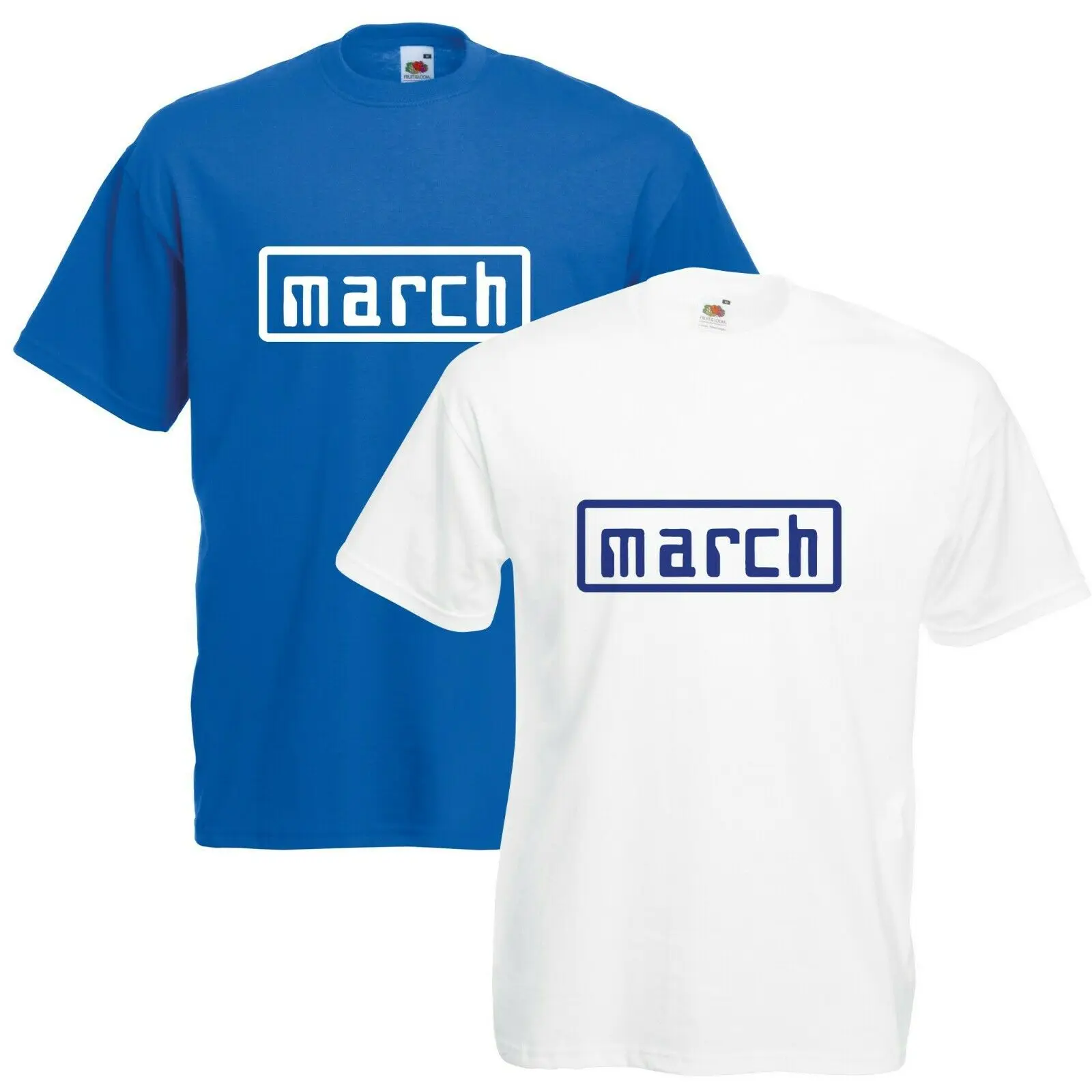 

March Engineering T-Shirt Formula 1 F1 Enthusiast Variouscolours Unisex Racing Tee Size S-3Xl