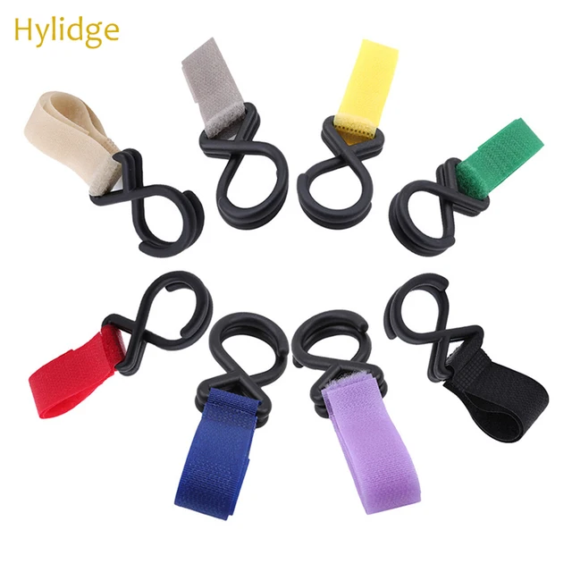 Hylidge 2PCS/SET Plastic Baby Stroller Hook Diaper Bag Organizer Hooks Pram Hook Pushchair Car Accessories Hanging Toy Strap 1