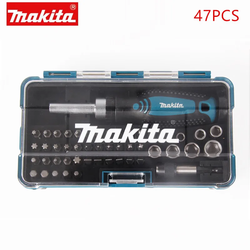 Makita B-36170 47Pcs Rachet & Bit Set Multi-Colour