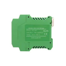 

GCAN-206 Converter Gateway Reapter Id Filtering Conversion And Data Conversion Din Rail Installation Method