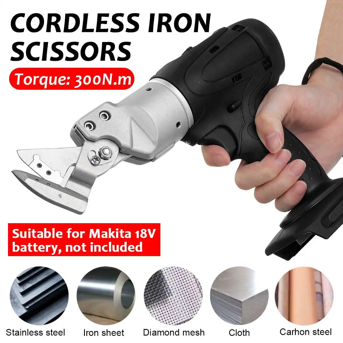 Electric Iron Scissors Cordless Metal Cutting Tools Iron Shear Cordless