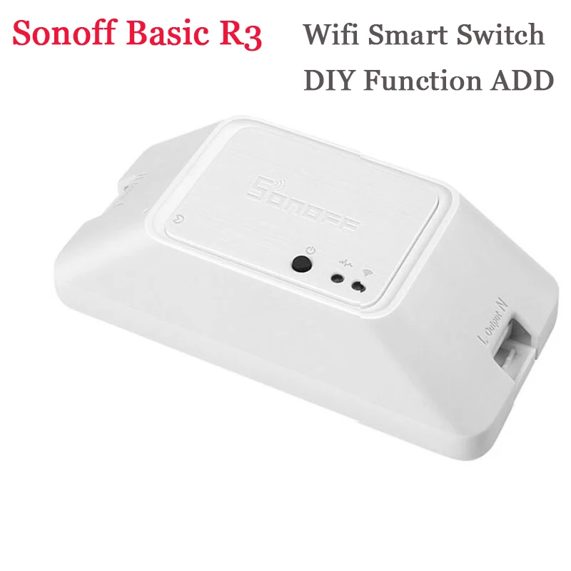 Sonoff Basic R2 R3 Sonoff Mini 2 Way Wifi умный переключатель умный дом пульт дистанционного управления беспроводной DIY переключатель работает с Alexa Google Home - Комплект: Sonoff Basic R3