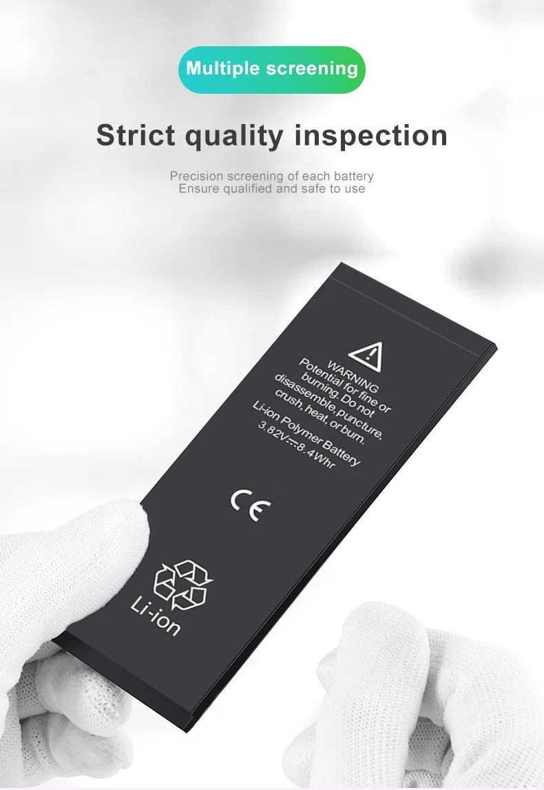 Новая Высокая емкость для Apple iPhone 6/6s/6plus/6s plus, батарея+ Подарочные Инструменты для ремонта
