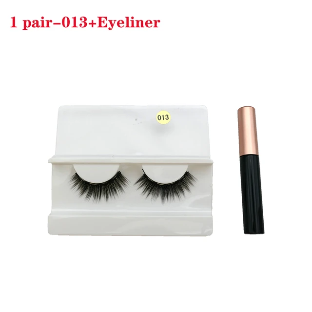 4 pairs of magnetic eyelashes natural soft magnet eyelashes natural magnetic eyeliner makeup mink eyelashes set tool 1 pair-013