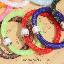 1 шт случайный цвет дамы магнит крюк браслет элегантный дизайн очаровательный браслет для девочек ювелирные изделия