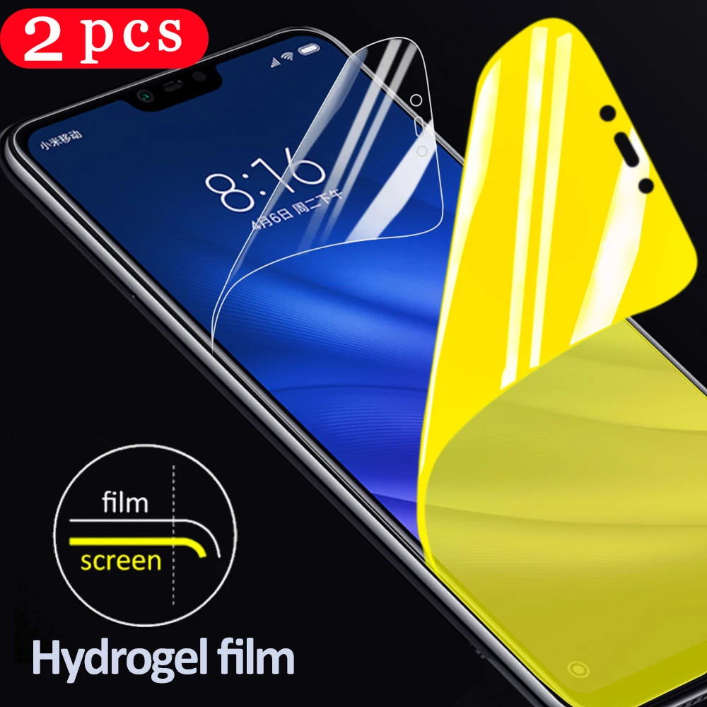 2 шт. Гидрогелевая Защитная пленка для huawei y5 lite y6 y7 prime pro 2019 2018 | Мобильные телефоны