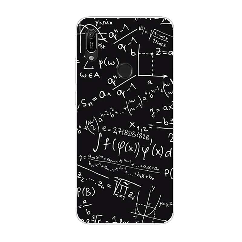 Темно-синий A 6,09 ''для huawei Y6 Мягкий силиконовый чехол TPU чехол для телефона Coque huawei Y6 чехол Y 6 6Y модное тонкое дно - Цвет: Темно-синий