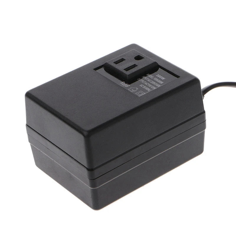 300W 220/240V To 110/120V Ac Step Down Travel Voltage Transformer Converter Us Plug