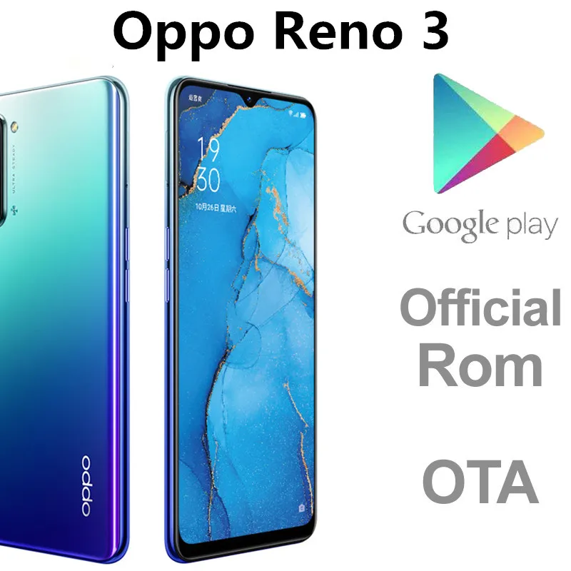 Быстрая доставка DHL смартфон Oppo Reno с экраном 6 4 дюйма сканирование отпечатка