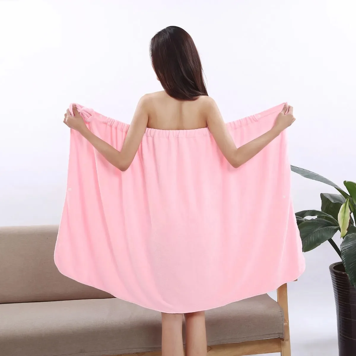 

Microfiber Bathrobe Woman Shower Female Soft Bath Towel for Adults for Home Textiles Bath and Sauna Towels Bathroom Quick Drying