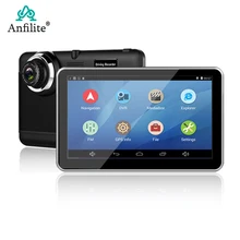 7 pulgadas Android con Bluetooth wifi Quad-core 1,3 GHz GPS navegación 1080p cámara grabadora vehículo GPS navigator 1080P grabador coche dvr