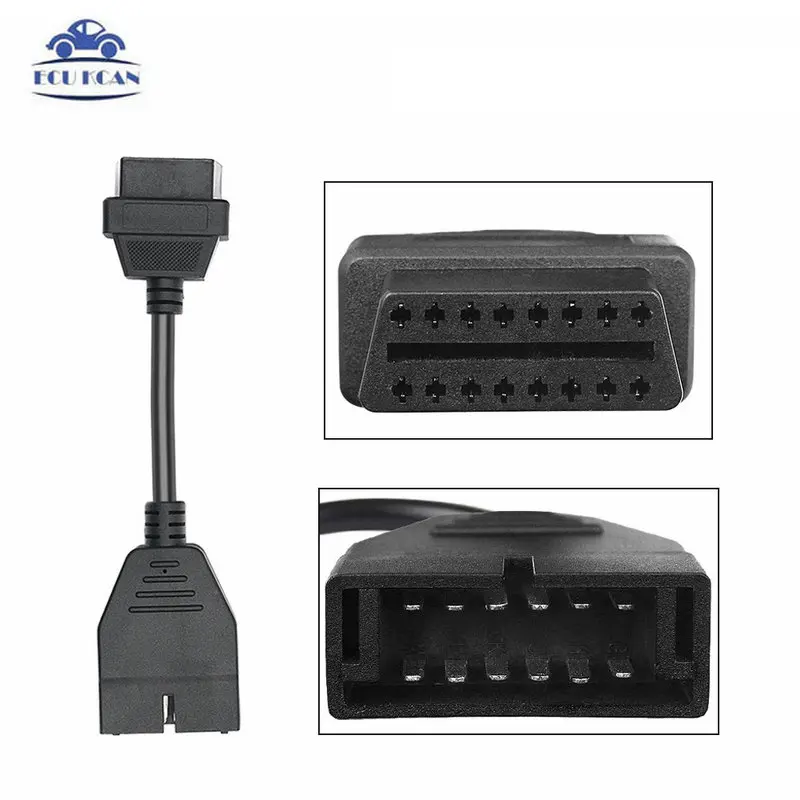 Новейший разъем OBD/OBD2 для USB кабеля диагностики на 16 контактов|Считыватели кодов и