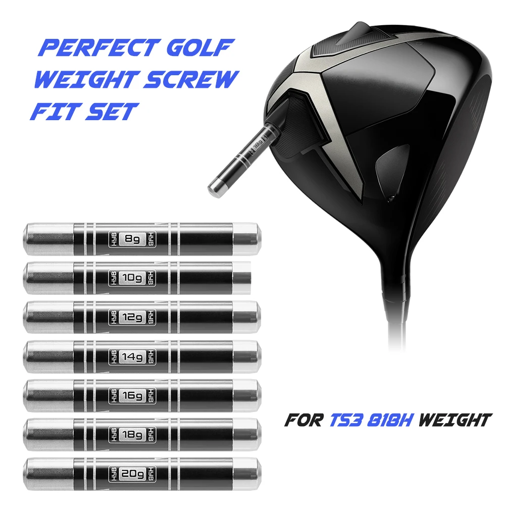Алюминиевый сплав Гольф Вес винт подходит Набор для Titleist TS3 818 Hybird Магнитный вес 8/10/12/14/16/18/20 г головка тянет нейтральный