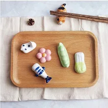 Soporte de cerámica para palillos de estilo japonés, vajilla de cocina con diseño de animales, vegetales, Fuit, nuevo
