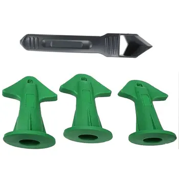 

4 pcs/set Internal angle scraper glass squeegee angle scraper cleaning residual glue four piece nozzle set