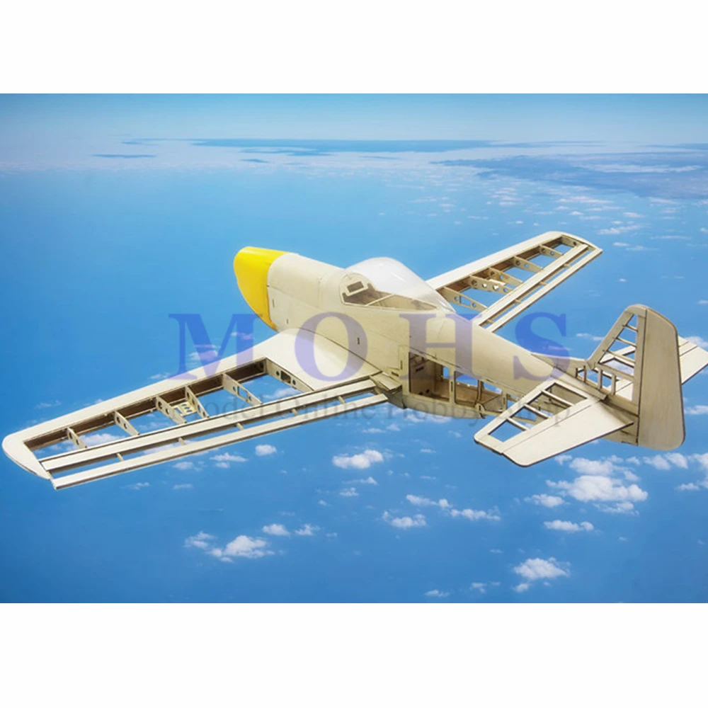 RC aircraft P51 wood airplane kits landing gear cowl canopy hinges blue print COMBO RC scale