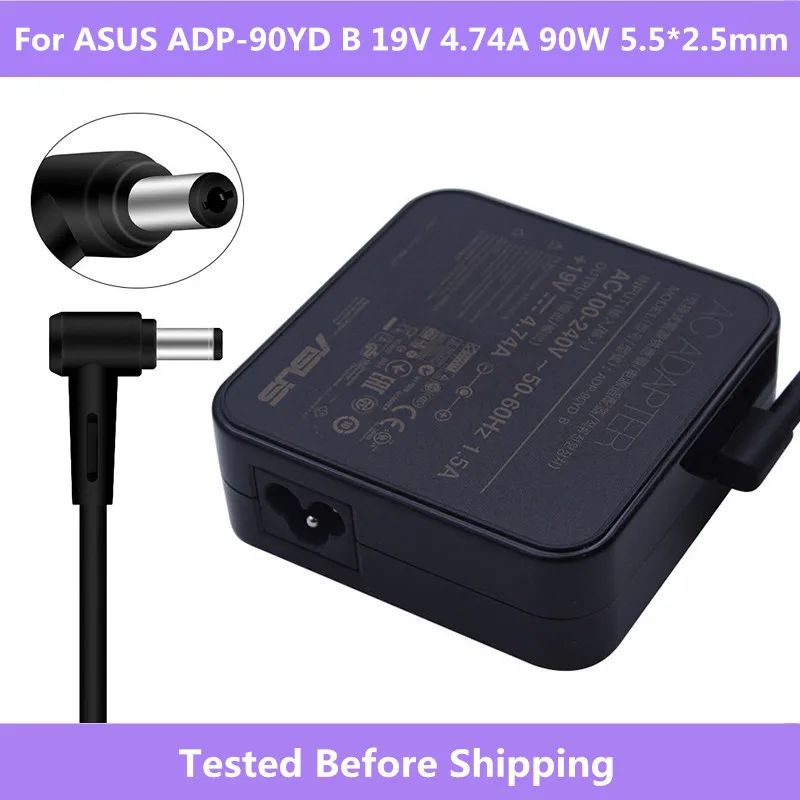 Для ASUS ADP-90YD B 19V 4.74A 90W 5,5*2,5mm AC ноутбук зарядное устройство с адаптером для путешествий адаптер для Asus K53SC K53SD K53S-SX085