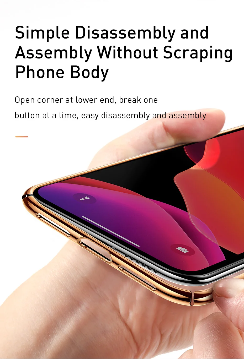 Baseus, роскошный чехол с покрытием для iPhone 11 Pro Max, чехол из жесткого поликарбоната, задняя крышка для iPhone XI XIR XS MAX, защитный чехол Couqe Fundas