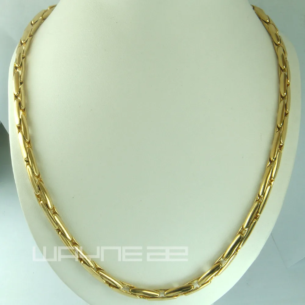 Колье золотистого цвета N229 длина 60 см ширина 5 мм|necklace 5mm|necklace necklacenecklace cm |