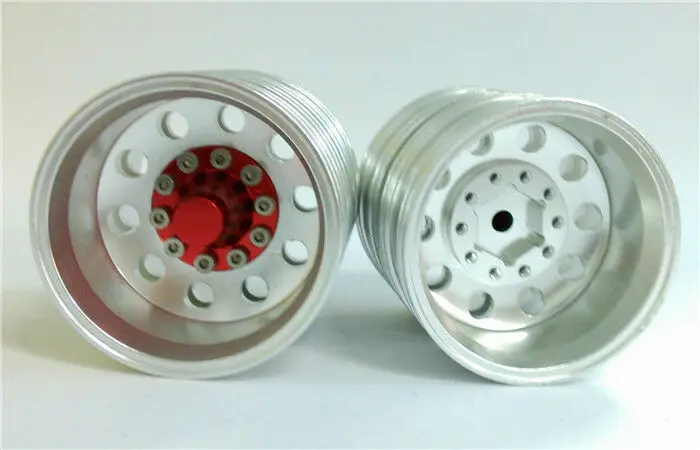 

RC Tractor Model Double Red Rear Wheel Hub B for 1/14 RC DIY Tamiyaya Truck TH01401-SMT4