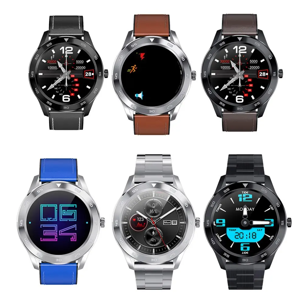 2020 Fashion DT98 smart watch men 300mah battery long standby Bluetooth call Heart rate smart watch for android ios