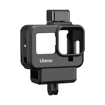 

Ulanzi G8-9 for Gopro 8 Vlog Protective Case Extend Cold Shoe for Microphone Battery Mic Adapter Kit Sports Camera Accessories