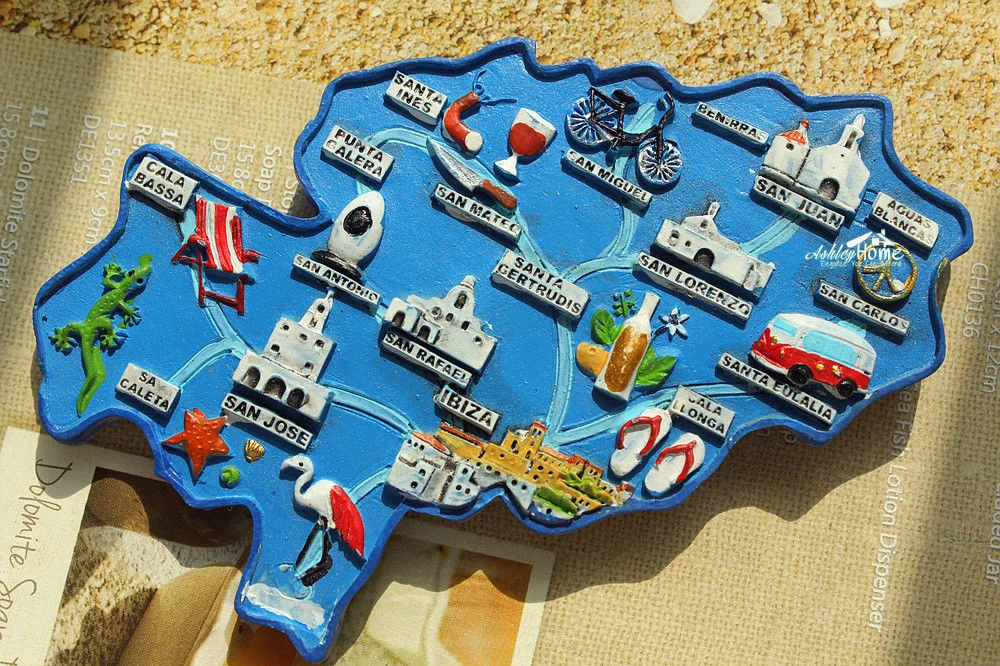 Ibiza Spanien Kühlschrank-Magnet 02