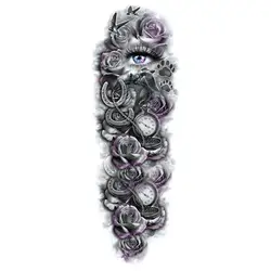 Temporary Tattoo Waterproof Body Art Fashion Full Arm Accessories for