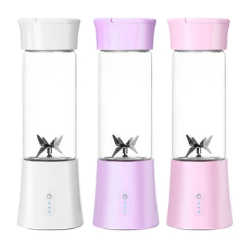 

380Ml Personal Blender Portable Juicer Cup Electric Multifunctional Fruit Blender USB Rechargeable Juice Blender