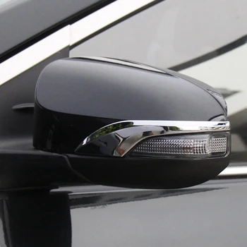 

For Toyota Corolla Accessories 2014 2015 2016 2017 ABS Chrome Side Door Rear View Mirror Strip Cover trim Car Styling 2pcs
