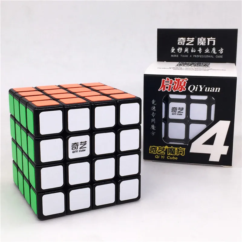 QIYI QiYuan 161 волшебный куб 4x4x4 слоев Топ Профессиональный Скорость Cubo половина яркая наклейка головоломка волшебный куб детские игрушки MF405