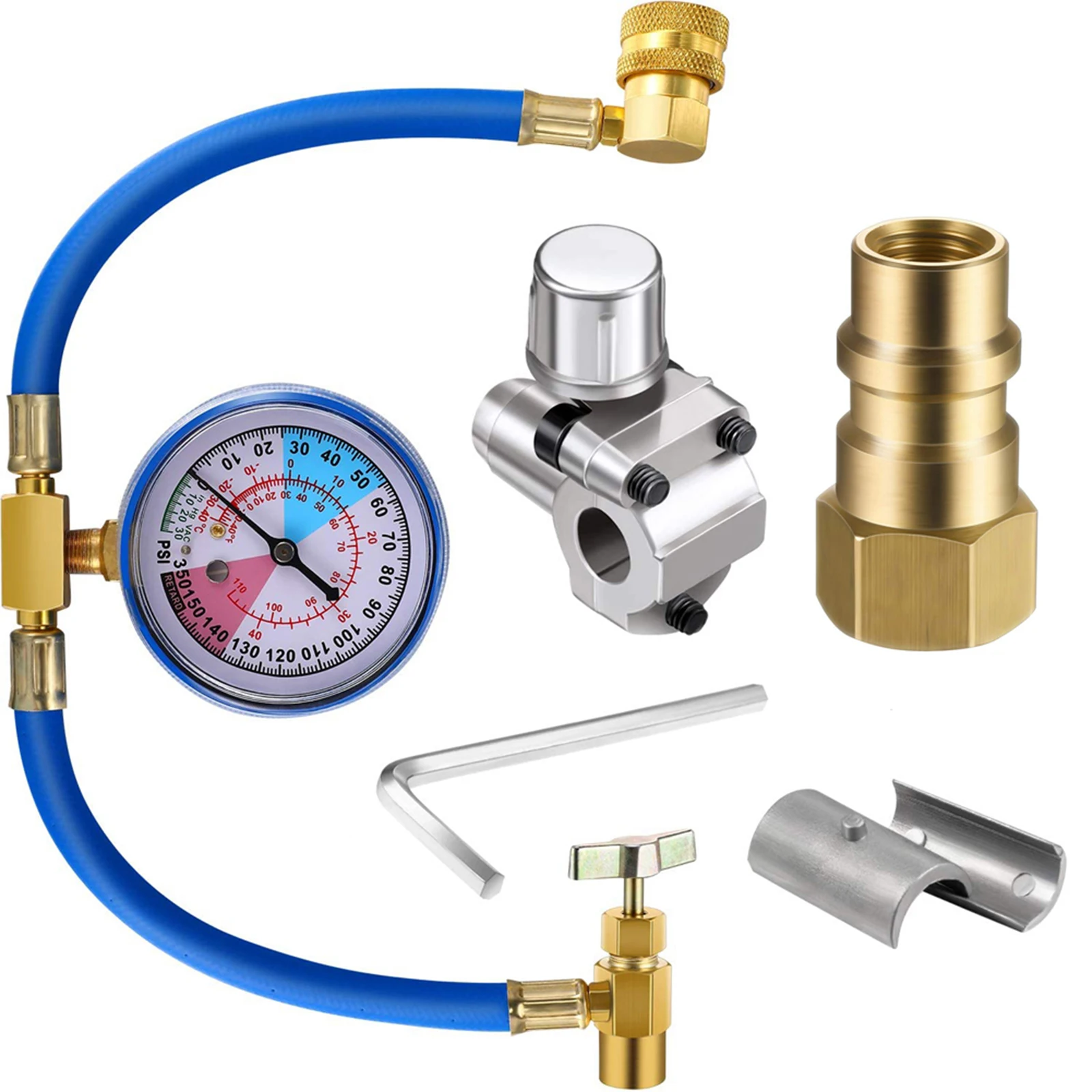 TiODDRE 2 Pack BPV 31 Bullet Piercing Tap Valve Kit For Car Air