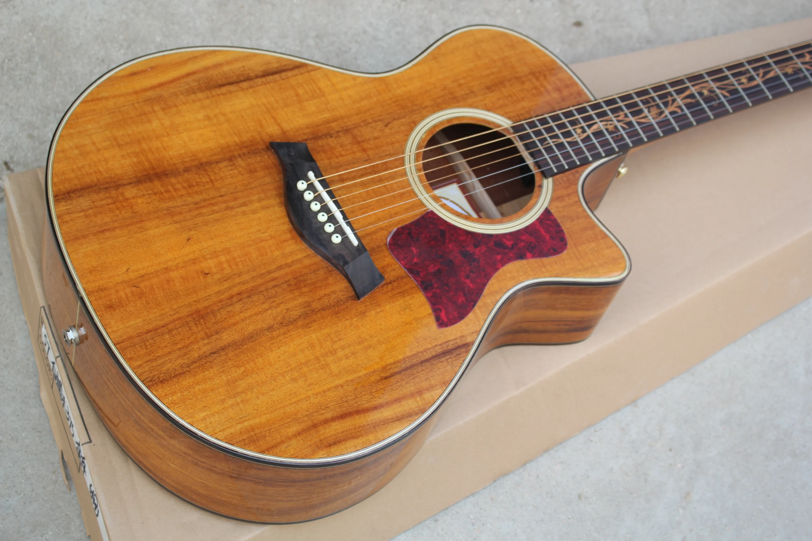 

free shipping Top quality New K24 ce Acoustic-Electric Guitar 8pai