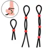 Adjustable Penis Ring Rope Sex Toys for Adults Men Silicone Ejaculation Delay Cock Scrotum Ring Male Lasting Cockring 1