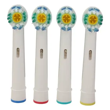 

4pcs/Set Electric Toothbrush Heads Replacement Soft-bristled Universal for Oral-B for Philips Toothbrush Replacement