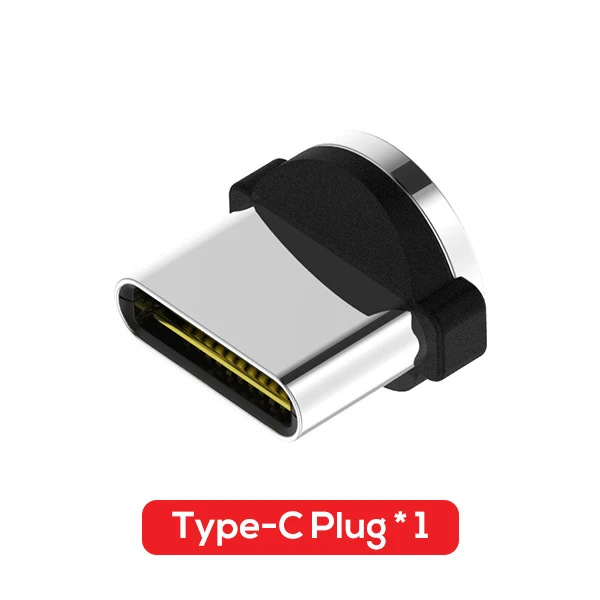 TOPK Магнитный usb кабель для зарядки Micro USB кабель для iPhone samsung huawei usb type C Магнитный зарядный кабель кабели для мобильных телефонов - Color: Only Type C Plug