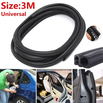 

3 Meters Car Styling Auto Rubber Trim Strip Door Edge Trim Protector Edge Guard Cover Crash Rubber Sealing Strip Anti Wear