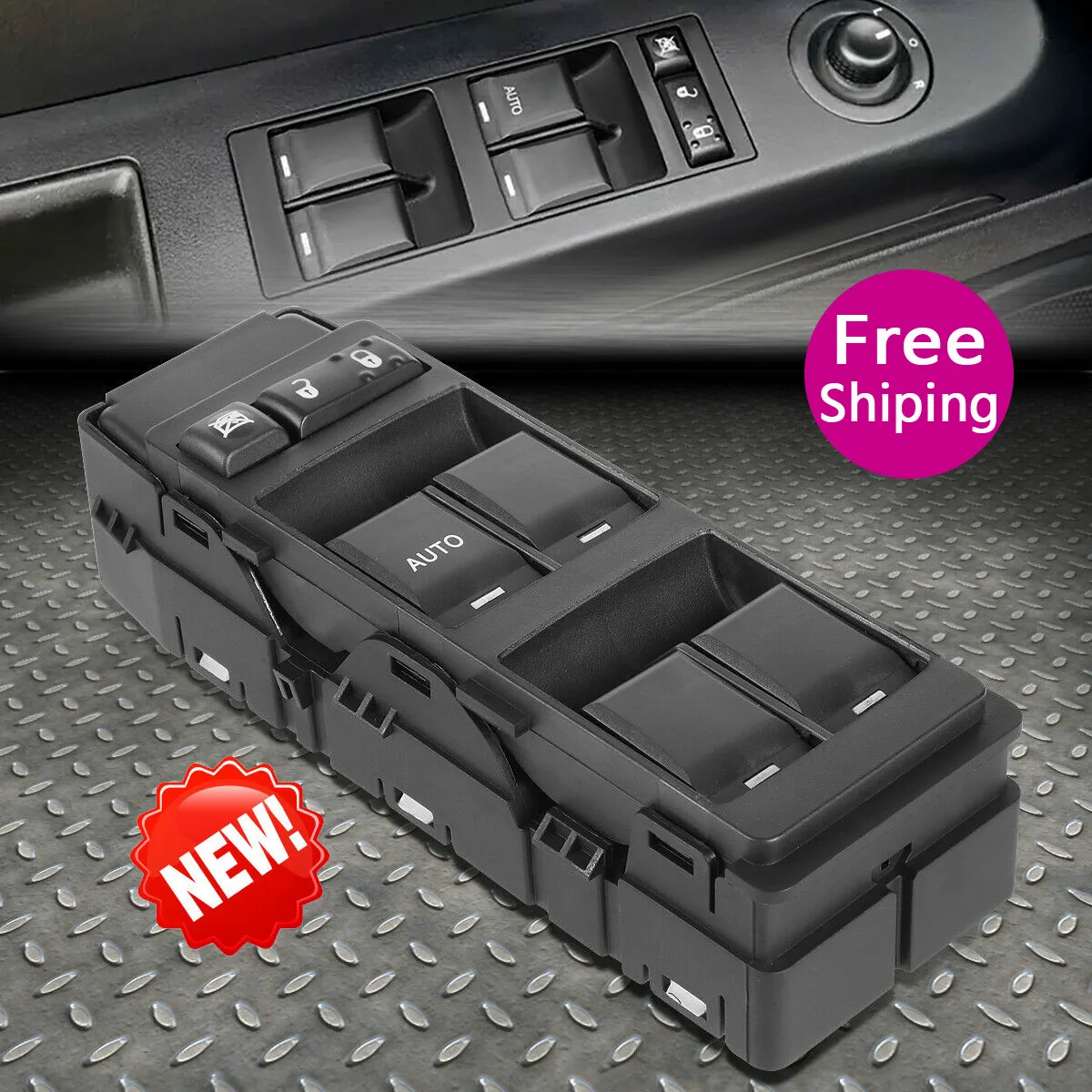 

4602780AA Electric Window Master Lifter Control Switch Button For Chrysler 200 300 Dodge Avenger Dakota Jeep Compass Patriot