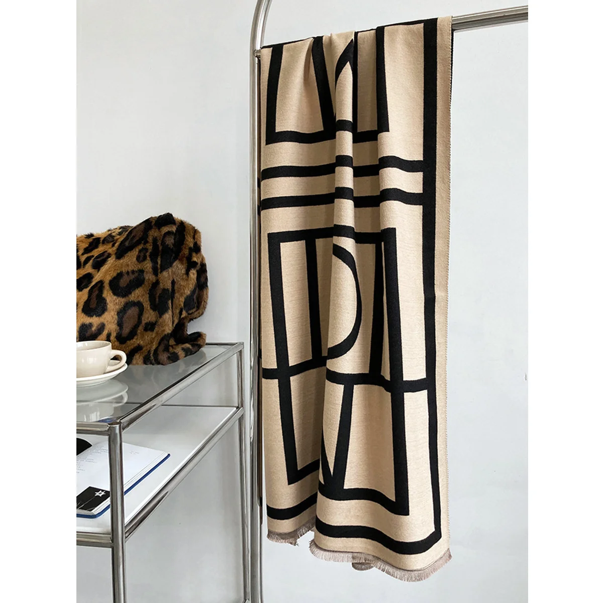 Cashmere Shawl Silk Scarf 3