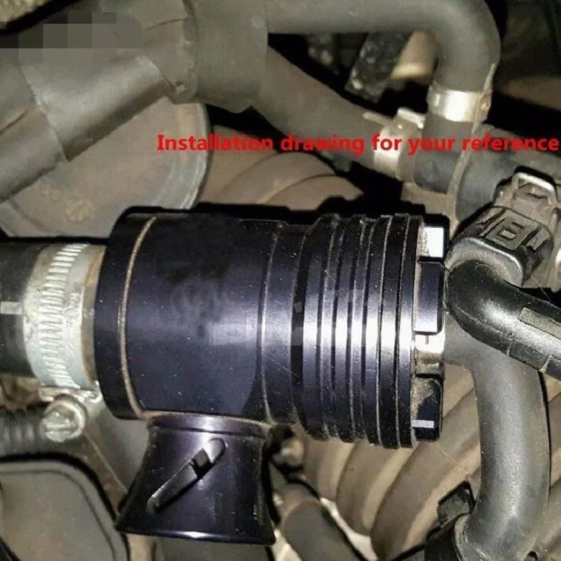 Автомобильный модифицированный клапан сброса давления BOV разгрузочный клапан V-образный выпускной клапан подходит для Volkswagen Jetta Audi
