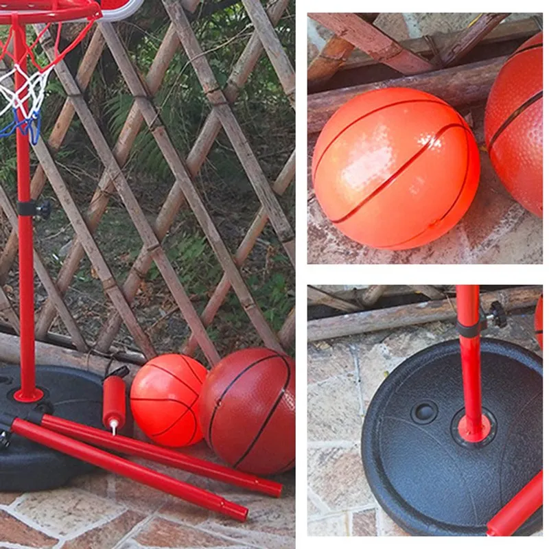 New Adjustable Basketball Stand Basket Holder Hoop Goal Outdoor Fun Sports Activity Game Mini Indoor Child Kids Boys Toys Sport