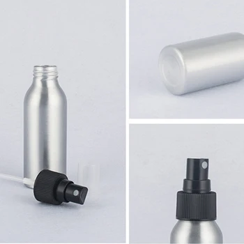

Empty Refillable Cosmetic Sprayer Atomizer Aluminum Spray Bottle Portable Mini Perfume Bottles 50ml/100ml