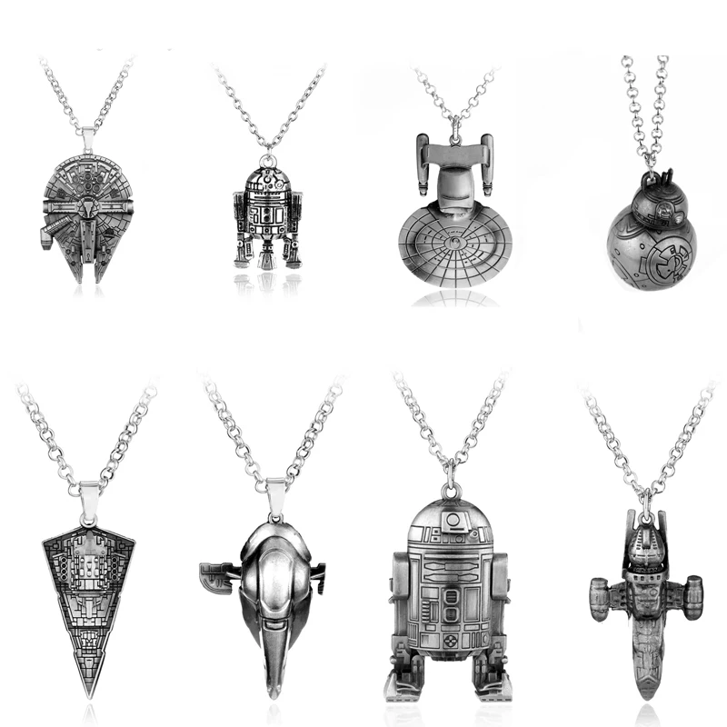 Звездные войны космический корабль BB8 R2-D2 подвеска с кулоном роботом тяжелый